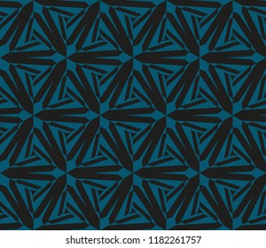 Traditional geometric seamless pattern for wallpaper, textile. Vector illustration