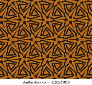 Traditional geometric seamless pattern for wallpaper, textile. Vector illustration