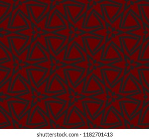 Traditional geometric seamless pattern for wallpaper, textile. Vector illustration