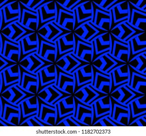 Traditional geometric seamless pattern for wallpaper, textile. Vector illustration