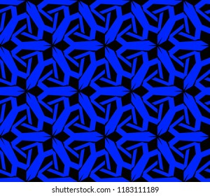 Traditional geometric seamless pattern for wallpaper, textile. Vector illustration