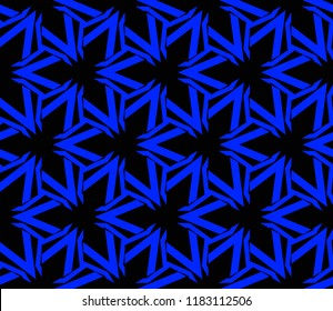 Traditional geometric seamless pattern for wallpaper, textile. Vector illustration