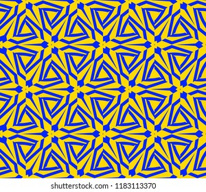 Traditional geometric seamless pattern for wallpaper, textile. Vector illustration