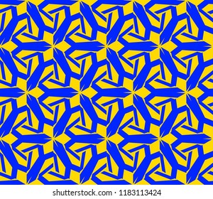 Traditional geometric seamless pattern for wallpaper, textile. Vector illustration