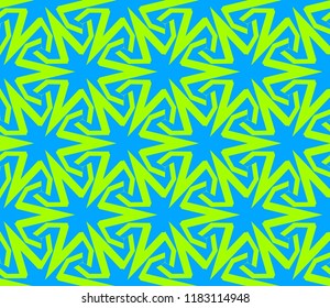Traditional geometric seamless pattern for wallpaper, textile. Vector illustration