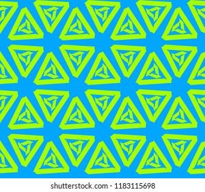Traditional geometric seamless pattern for wallpaper, textile. Vector illustration