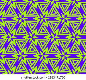 Traditional geometric seamless pattern for wallpaper, textile. Vector illustration