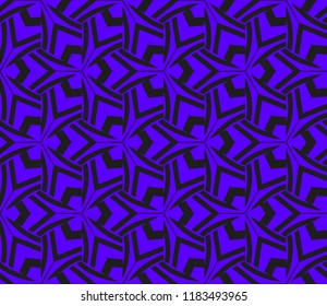 Traditional geometric seamless pattern for wallpaper, textile. Vector illustration