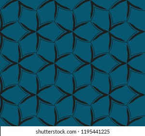 Traditional geometric seamless pattern for wallpaper, textile. Vector illustration