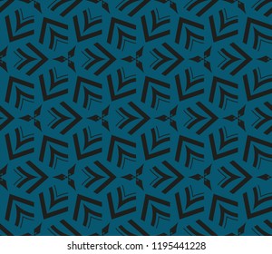 Traditional geometric seamless pattern for wallpaper, textile. Vector illustration