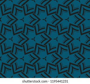 Traditional geometric seamless pattern for wallpaper, textile. Vector illustration