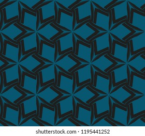 Traditional geometric seamless pattern for wallpaper, textile. Vector illustration