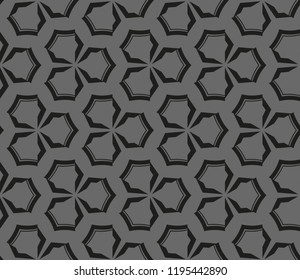 Traditional geometric seamless pattern for wallpaper, textile. Vector illustration