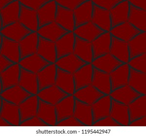 Traditional geometric seamless pattern for wallpaper, textile. Vector illustration