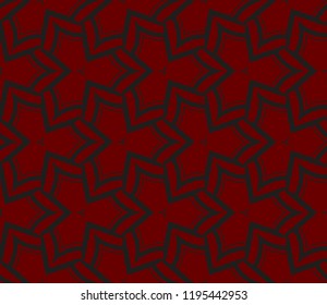 Traditional geometric seamless pattern for wallpaper, textile. Vector illustration
