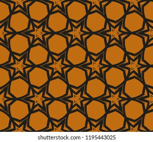 Traditional geometric seamless pattern for wallpaper, textile. Vector illustration