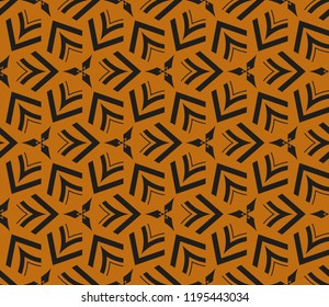 Traditional geometric seamless pattern for wallpaper, textile. Vector illustration