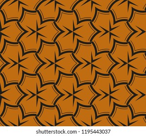 Traditional geometric seamless pattern for wallpaper, textile. Vector illustration