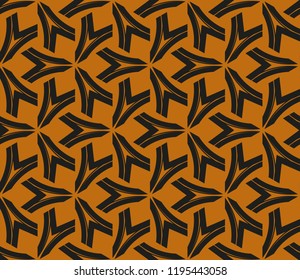 Traditional geometric seamless pattern for wallpaper, textile. Vector illustration