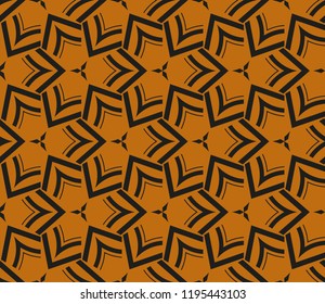 Traditional geometric seamless pattern for wallpaper, textile. Vector illustration
