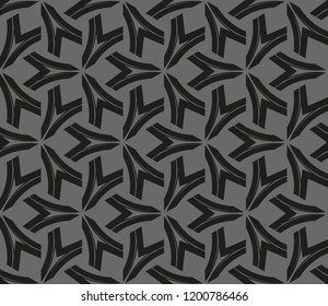 Traditional geometric seamless pattern for wallpaper, textile. Vector illustration
