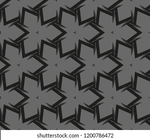 Traditional geometric seamless pattern for wallpaper, textile. Vector illustration