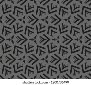Traditional geometric seamless pattern for wallpaper, textile. Vector illustration