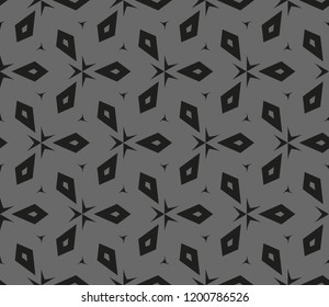 Traditional geometric seamless pattern for wallpaper, textile. Vector illustration