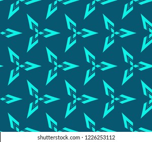 Traditional geometric seamless pattern for wallpaper, textile. Vector illustration