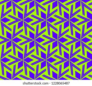 Traditional geometric seamless pattern for wallpaper, textile. Vector illustration