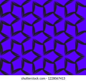 Traditional geometric seamless pattern for wallpaper, textile. Vector illustration