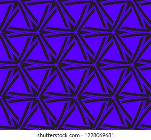Traditional geometric seamless pattern for wallpaper, textile. Vector illustration