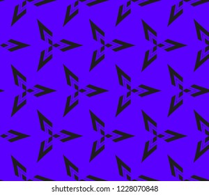 Traditional geometric seamless pattern for wallpaper, textile. Vector illustration