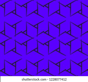 Traditional geometric seamless pattern for wallpaper, textile. Vector illustration