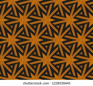 Traditional geometric seamless pattern for wallpaper, textile. Vector illustration