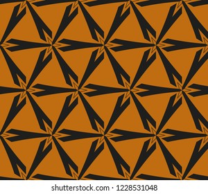 Traditional geometric seamless pattern for wallpaper, textile. Vector illustration