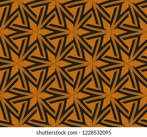 Traditional geometric seamless pattern for wallpaper, textile. Vector illustration