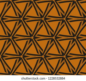 Traditional geometric seamless pattern for wallpaper, textile. Vector illustration