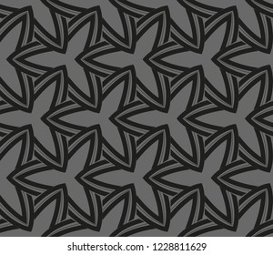 Traditional geometric seamless pattern for wallpaper, textile. Vector illustration