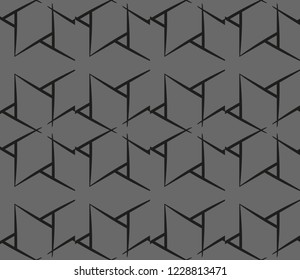 Traditional geometric seamless pattern for wallpaper, textile. Vector illustration