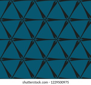 Traditional geometric seamless pattern for wallpaper, textile. Vector illustration