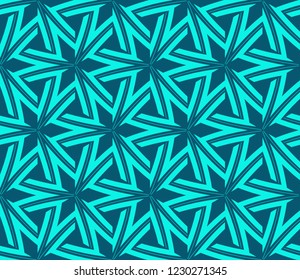 Traditional geometric seamless pattern for wallpaper, textile. Vector illustration