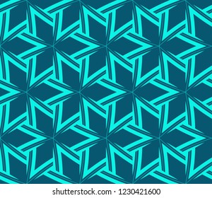 Traditional geometric seamless pattern for wallpaper, textile. Vector illustration