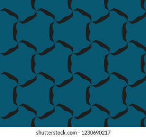 Traditional geometric seamless pattern for wallpaper, textile. Vector illustration