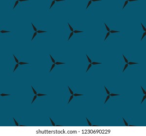 Traditional geometric seamless pattern for wallpaper, textile. Vector illustration