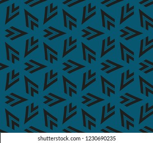 Traditional geometric seamless pattern for wallpaper, textile. Vector illustration