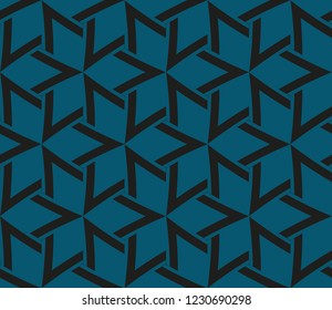 Traditional geometric seamless pattern for wallpaper, textile. Vector illustration