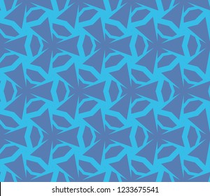 Traditional geometric seamless pattern for wallpaper, textile. Vector illustration