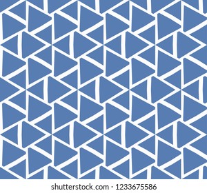Traditional geometric seamless pattern for wallpaper, textile. Vector illustration