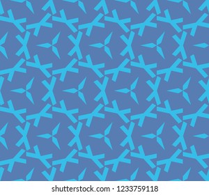 Traditional geometric seamless pattern for wallpaper, textile. Vector illustration
